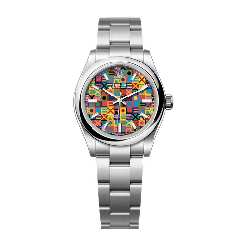 Rolex "Celebration" Oyster Perpetual 31 Turquoise Steel 31mm