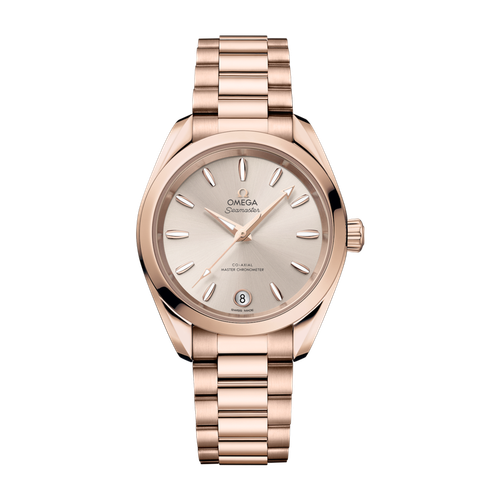 Omega Seamaster Aqua Terra Shades Silver Rose Gold 34mm
