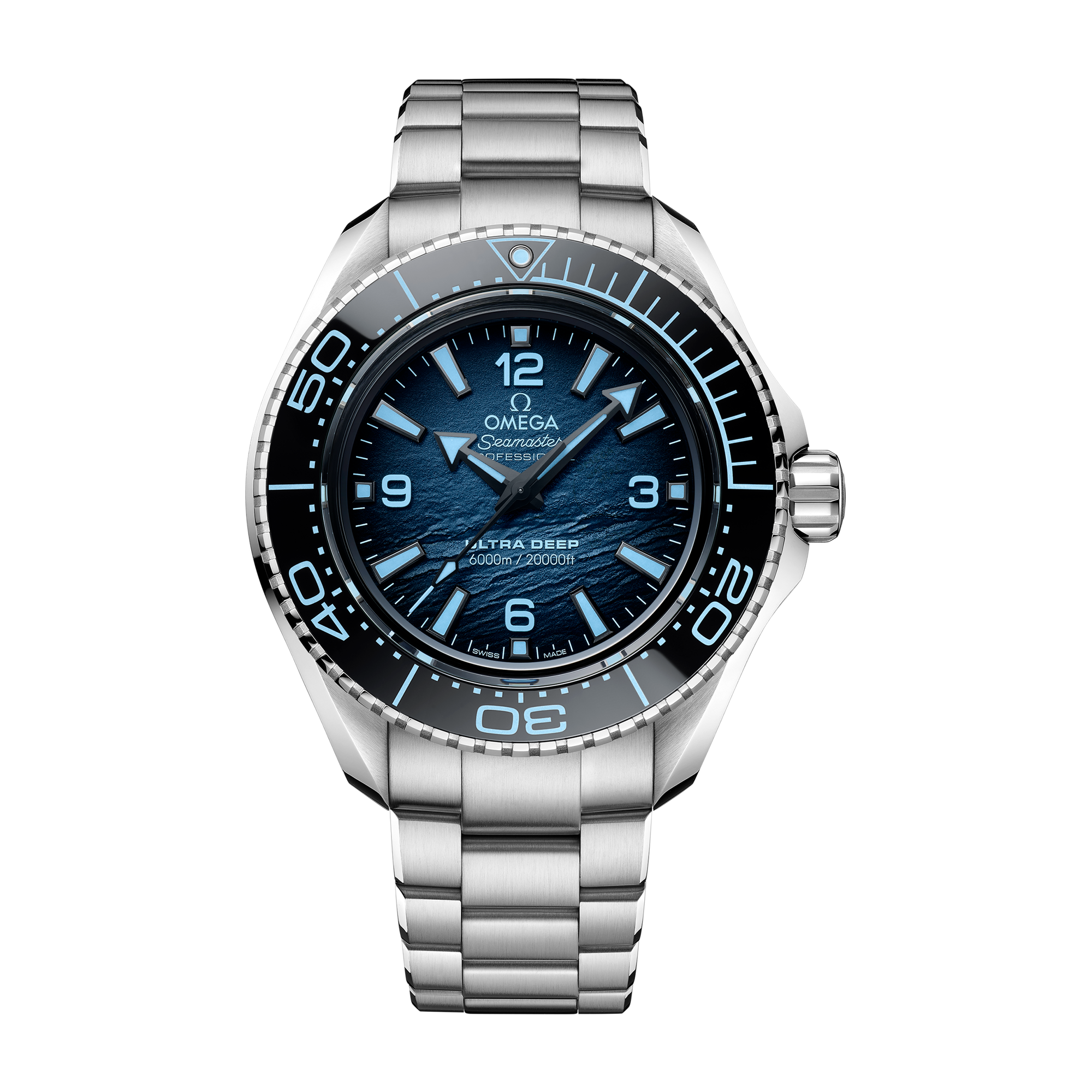 Omega "Ultra Deep" Seamaster Planet Ocean 6000M Blue Steel 45.5mm