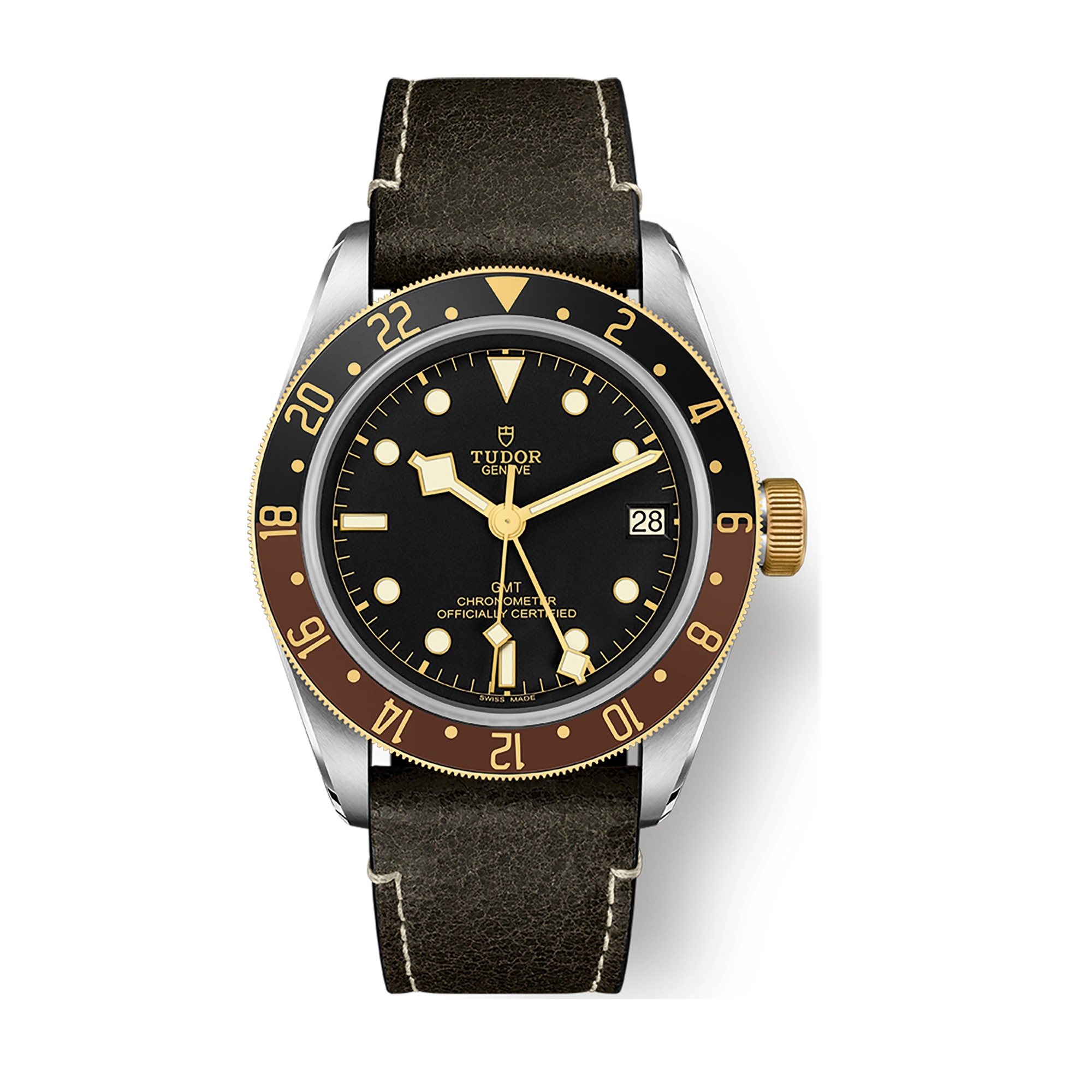 Tudor Black Bay GMT S&G Two-Tone Leather 41mm