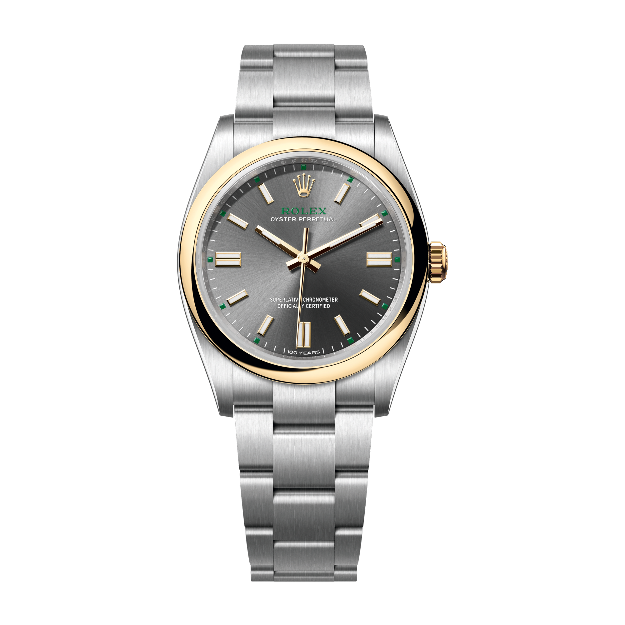 Rolex Oyster Perpetual 36 Dark Grey Two-Tone 36mm