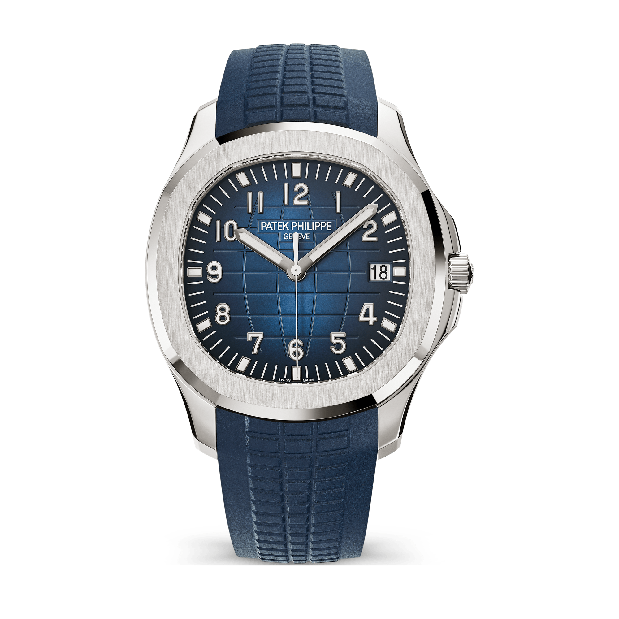 Patek Philippe Aquanaut Blue White Gold Rubber 42.2mm