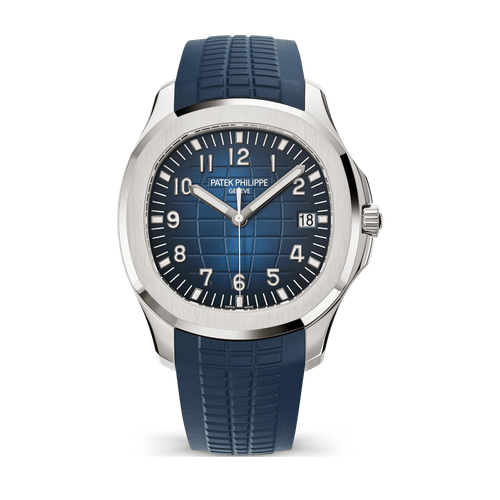 Patek Philippe Aquanaut Blue White Gold Rubber 42.2mm