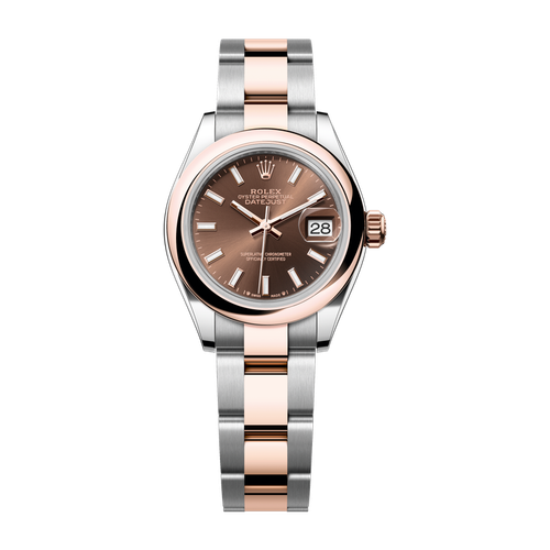Rolex Lady-Datejust Chocolate Two-Tone 28mm