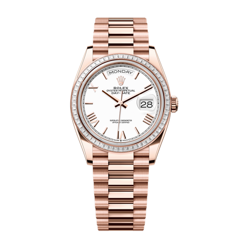 Rolex Day-Date 36 White Rose Gold 36mm