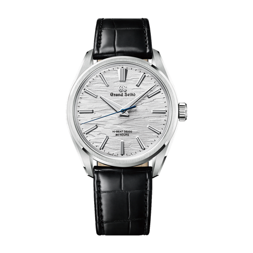 Grand Seiko Evolution 9 White Titanium Alligator Leather 38.6mm