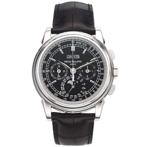 Patek Philippe Grand Complications Black Platinum Leather 41mm