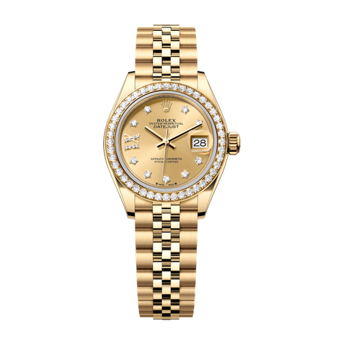 Rolex Lady-Datejust Champagne Yellow Gold 28mm
