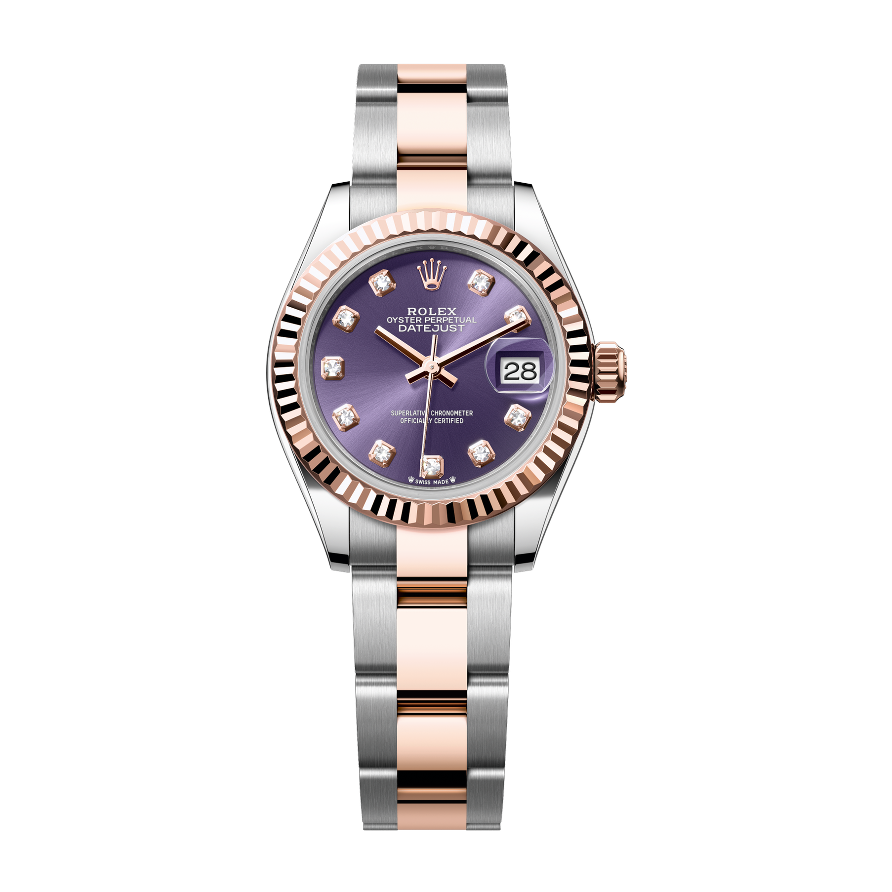 Rolex Lady-Datejust Purple Two-Tone 28mm