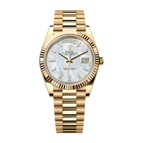 Rolex Day-Date 40 Mother of Pearl Yellow Gold 40mm