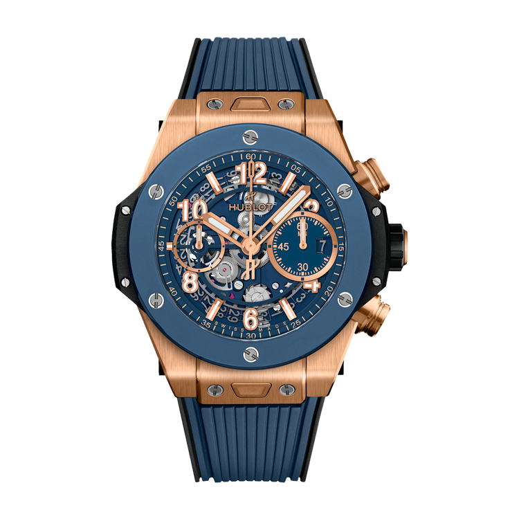 Hublot Big Bang Unico Blue King Gold Rubber 42mm