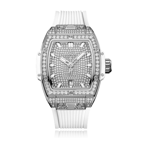 Hublot Spirit of Big Bang Diamond Pave Steel Rubber 32mm