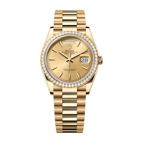Rolex Day-Date 36 Champagne Yellow Gold 36mm
