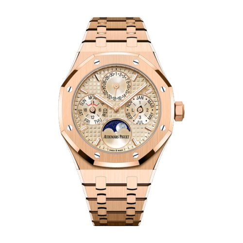 Audemars Piguet Royal Oak Selfwinding Perpetual Calendar Cream Rose Gold 38mm