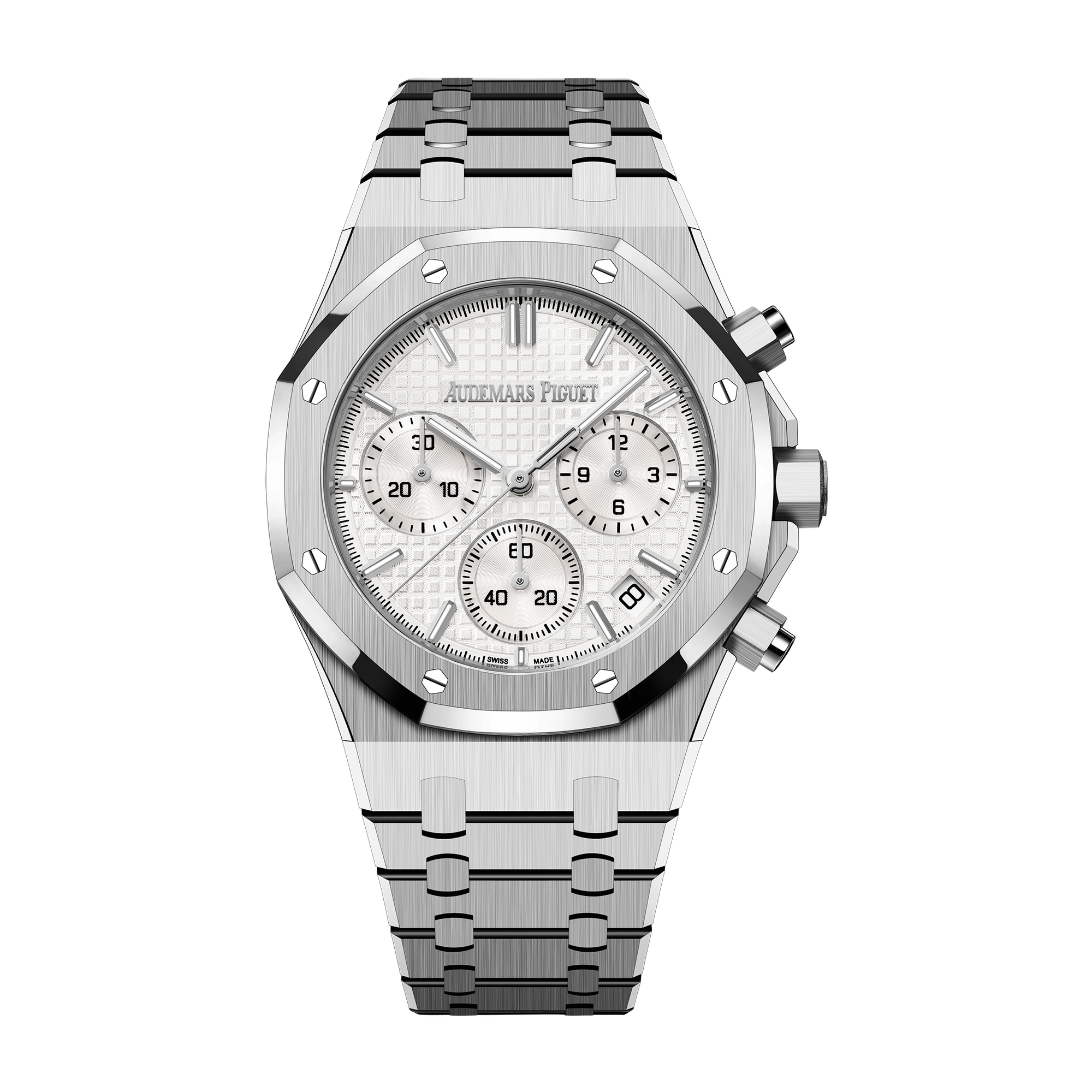 Audemars Piguet Royal Oak Selfwinding Chronograph Silver Steel 41mm