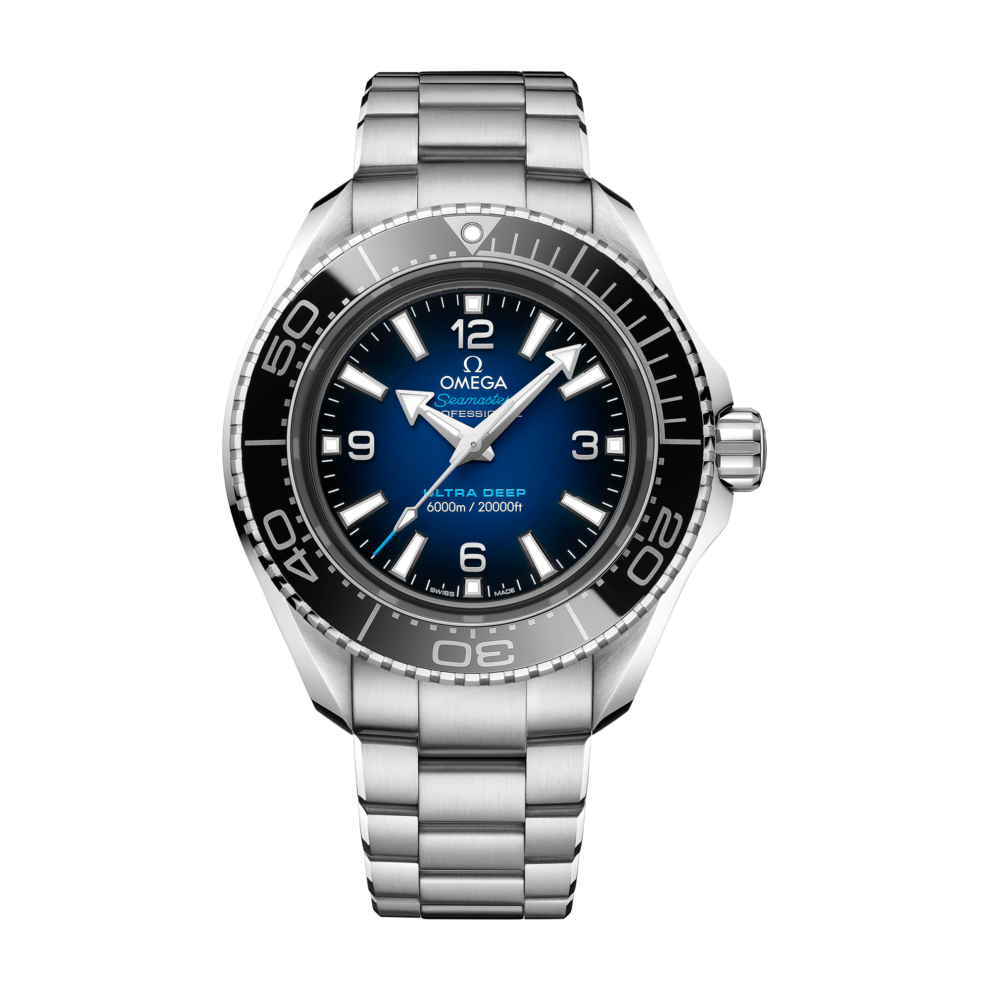 Omega "Ultra Deep" Seamaster Planet Ocean 6000M Blue Steel 45.5mm
