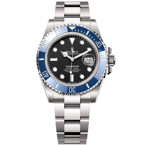 Rolex "Cookie Monster" Submariner Black White Gold 41mm