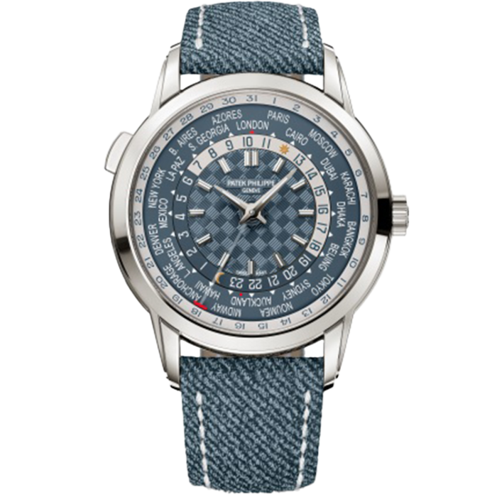 Patek Philippe Complications Blue White Gold Fabric 40mm