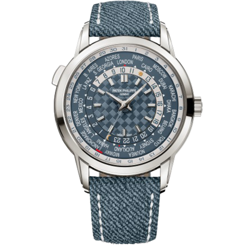 Patek Philippe Complications Blue White Gold Fabric 40mm
