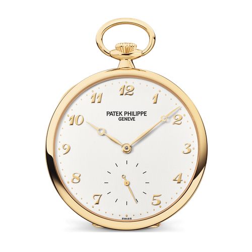 Patek Philippe Pocket Watches Silver Yellow Gold 44.1mm