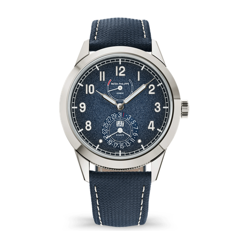 Patek Philippe Complications Blue White Gold Leather 41mm