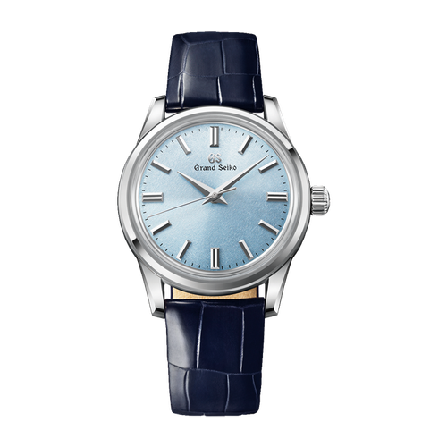 Grand Seiko "Kishun" Elegance Contemporary Classics Blue Steel Alligator Leather 37.3mm