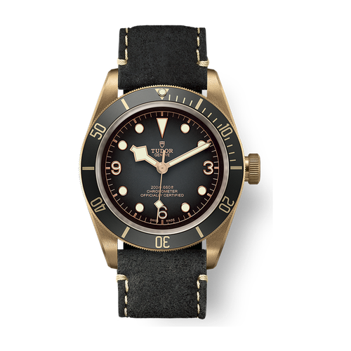 Tudor Black Bay Bronze Dark Grey Leather 43mm