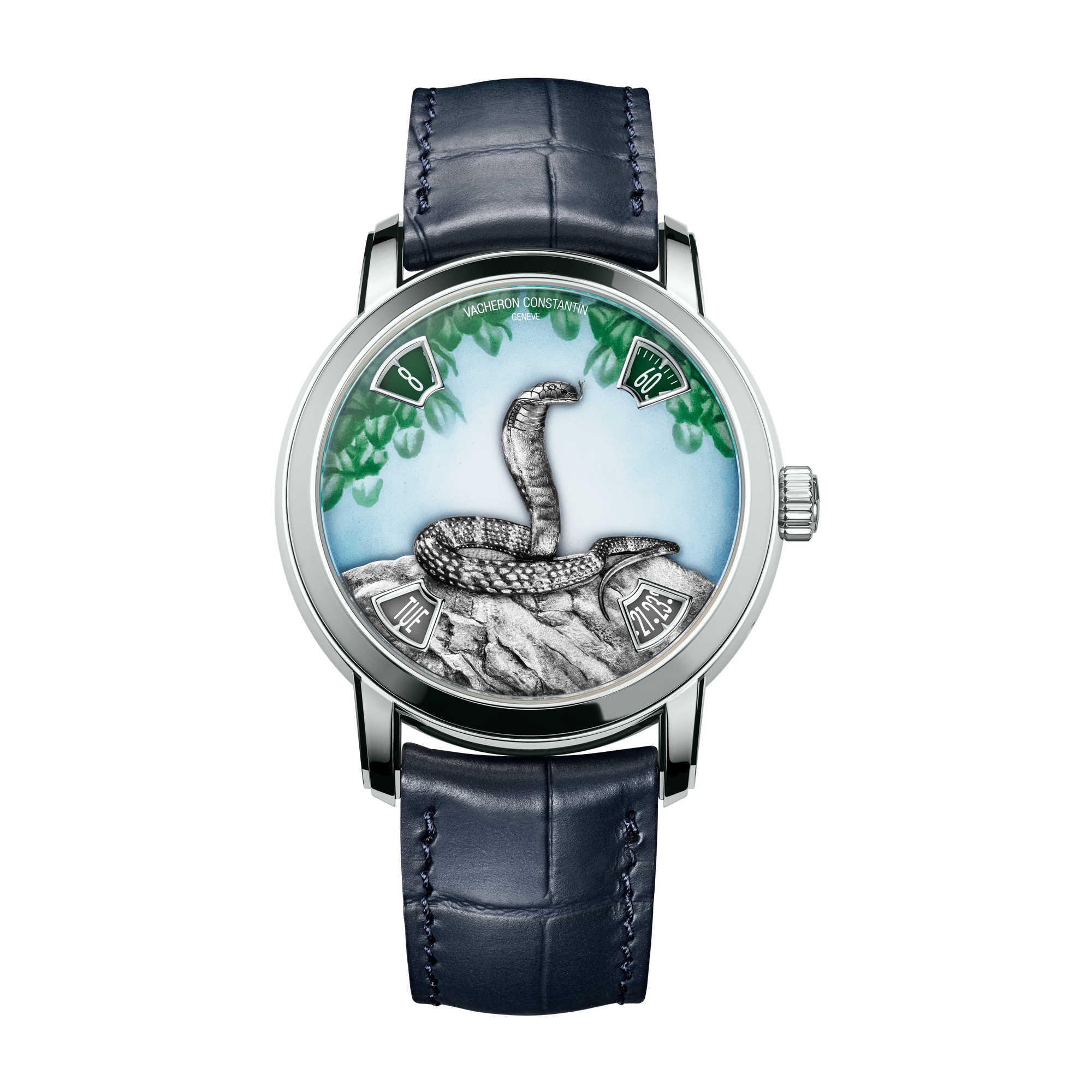 Vacheron Constantin Métiers d'Art The Legend of the Chinese Zodiac Gold Platinum Alligator Leather 40mm