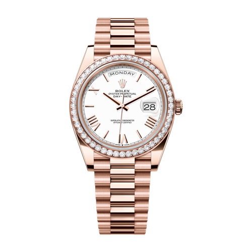 Rolex Day-Date 40 White Rose Gold 40mm