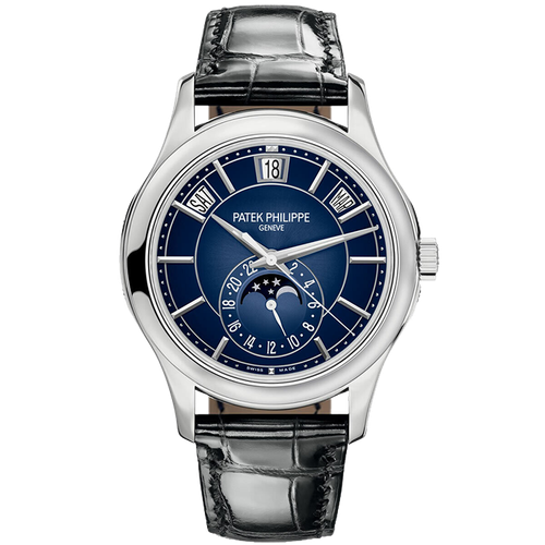 Patek Philippe Complications Blue White Gold Leather 40mm