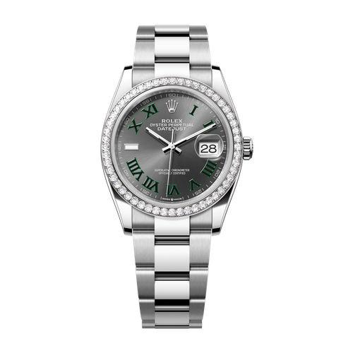 Rolex Datejust 36 Dark Grey Steel & White Gold 36mm