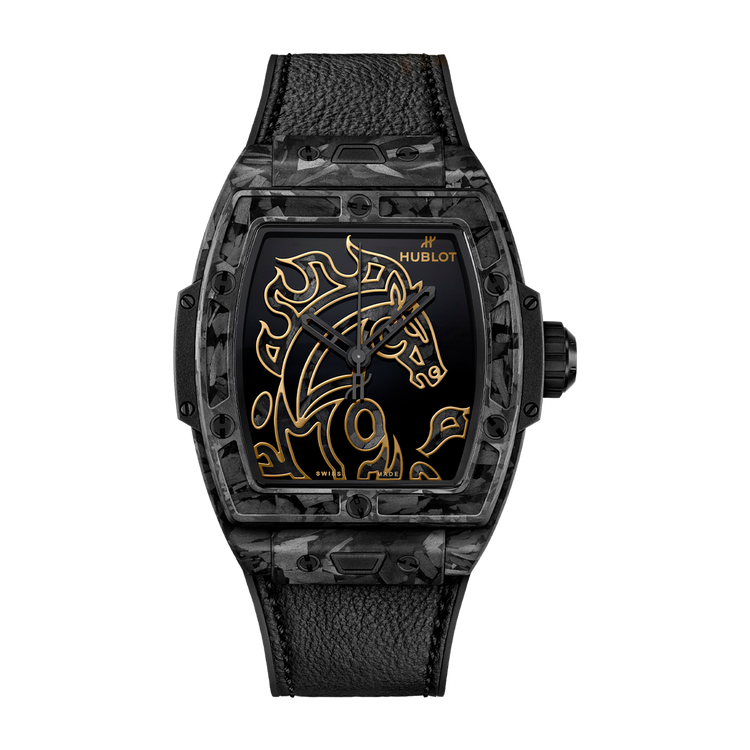 Hublot Spirit of Big Bang Black Carbon Leather 42mm