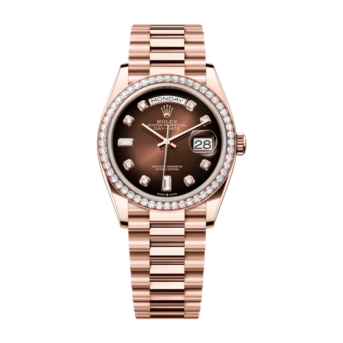 Rolex Day-Date 36 Brown Rose Gold 36mm