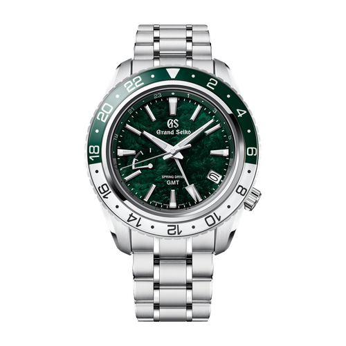 Grand Seiko Sport Triple Time Zone Green Steel 44mm