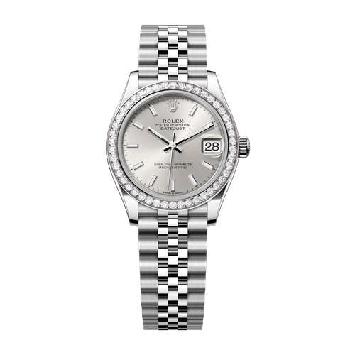Rolex Datejust 31 Silver Steel & White Gold 31mm