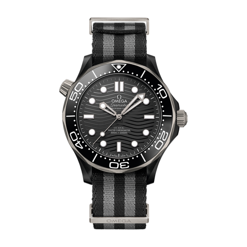 Omega Seamaster Diver 300M Black Ceramic Fabric 43.5mm