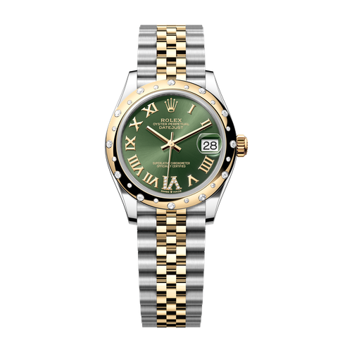 Rolex Datejust 31 Green Two-Tone 31mm