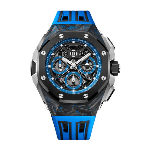 Audemars Piguet Royal Oak Concept Split-Seconds Chronograph GMT Large Date Skeleton Carbon Rubber 43mm