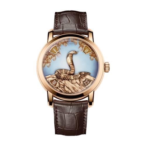 Vacheron Constantin Métiers d'Art The Legend of the Chinese Zodiac Gold Rose Gold Alligator Leather 40mm