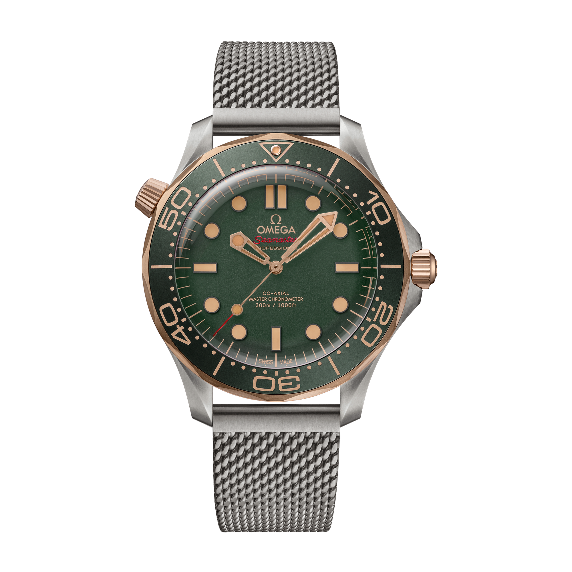 Omega Seamaster Diver 300M Green Two-Tone 42mm