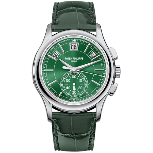 Patek Philippe Complications Green Platinum Leather 40mm