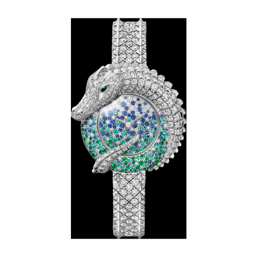 Cartier Panthère Jewelry Diamond Pave White Gold 33.3mm