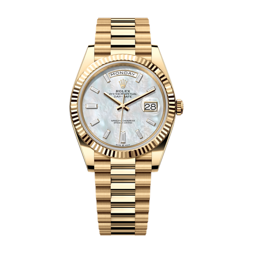 Rolex Day-Date 40 Mother of Pearl Yellow Gold 40mm