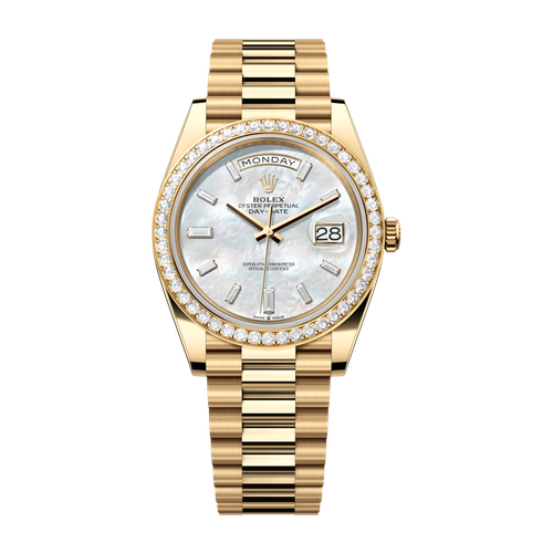 Rolex Day-Date 40 Mother of Pearl Yellow Gold 40mm