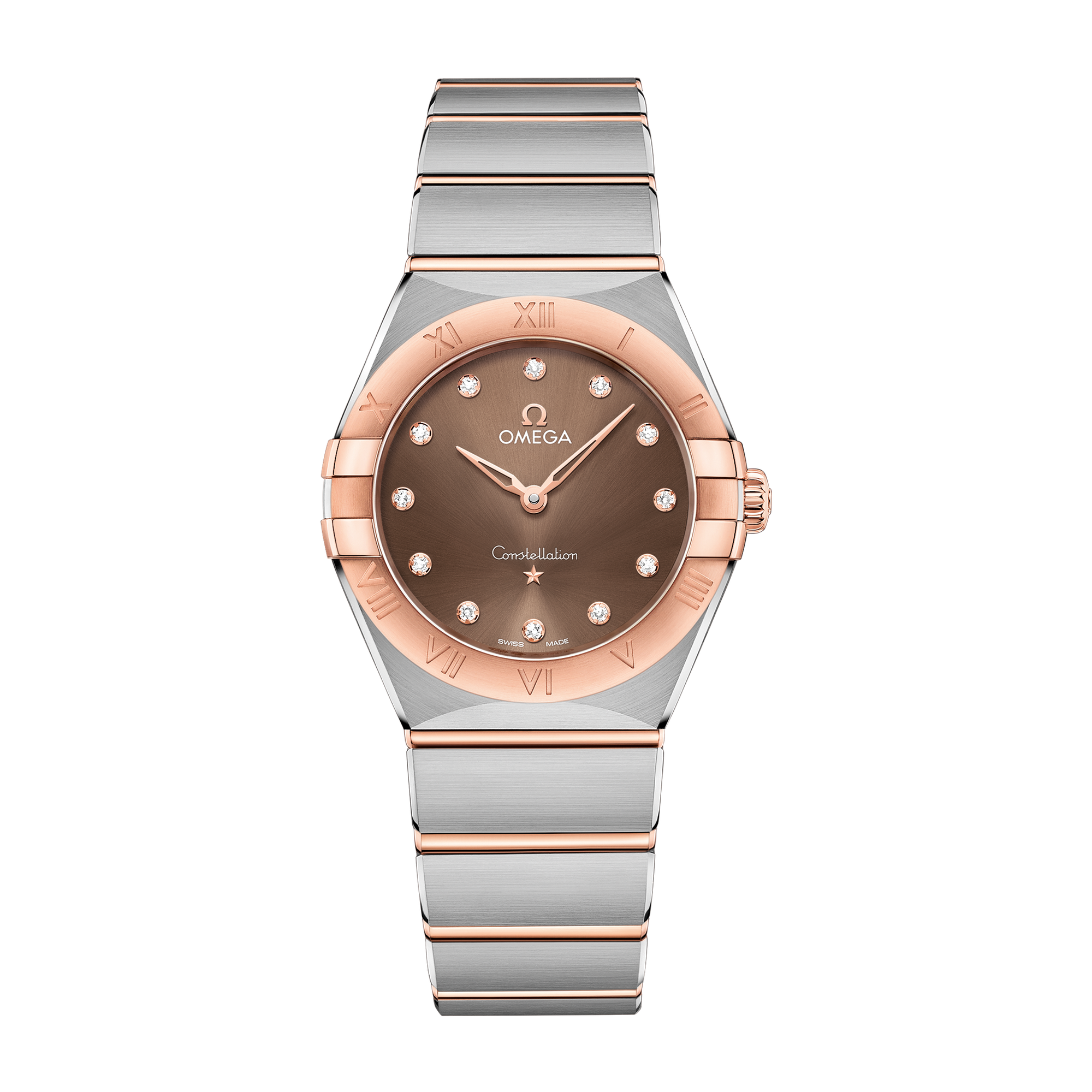 Omega Constellation Brown Two-Tone 28mm