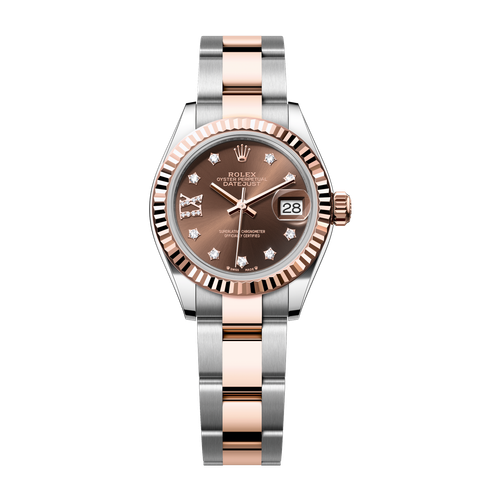 Rolex Lady-Datejust Chocolate Two-Tone 28mm
