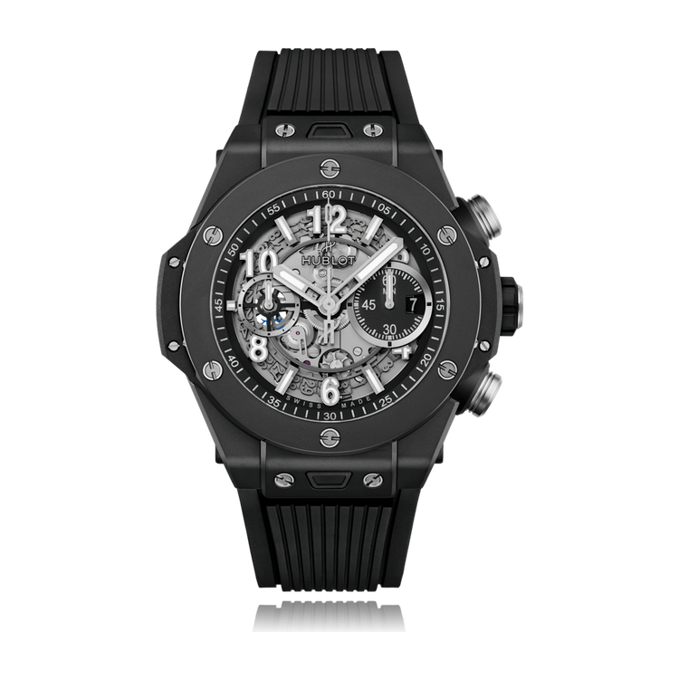 Hublot Big Bang Unico Skeleton Ceramic Rubber 44mm