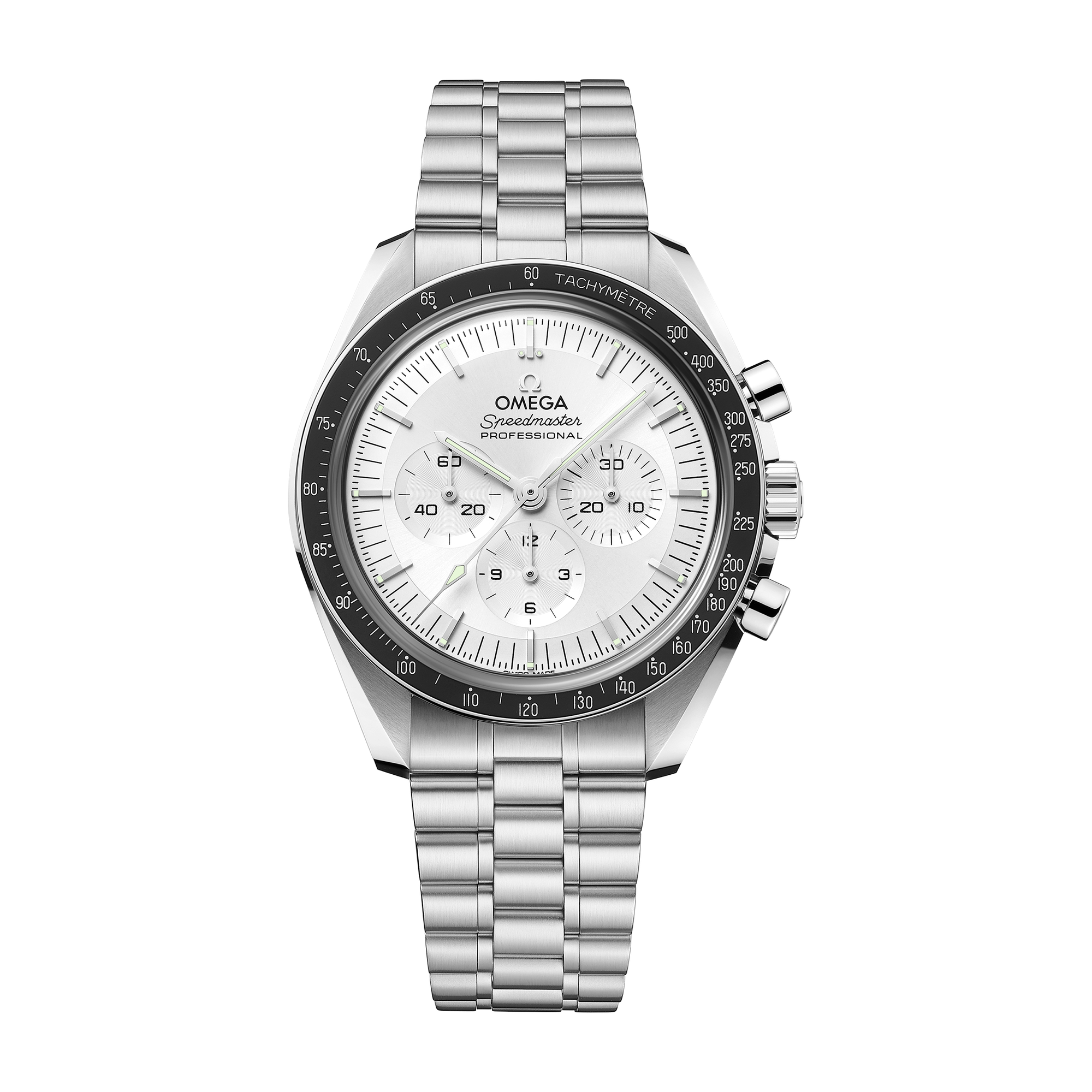 Omega Speedmaster Moonwatch Professional Silver White Gold 42mm