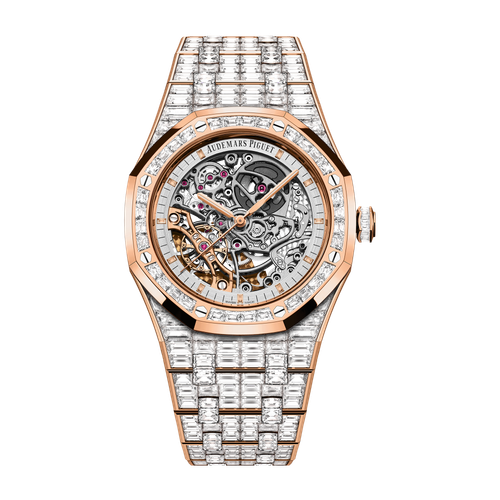 Audemars Piguet Royal Oak Double Balance Wheel Openworked Skeleton Rose Gold 41mm