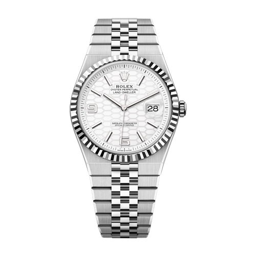 Rolex Land-Dweller 40 White Steel & White Gold 40mm